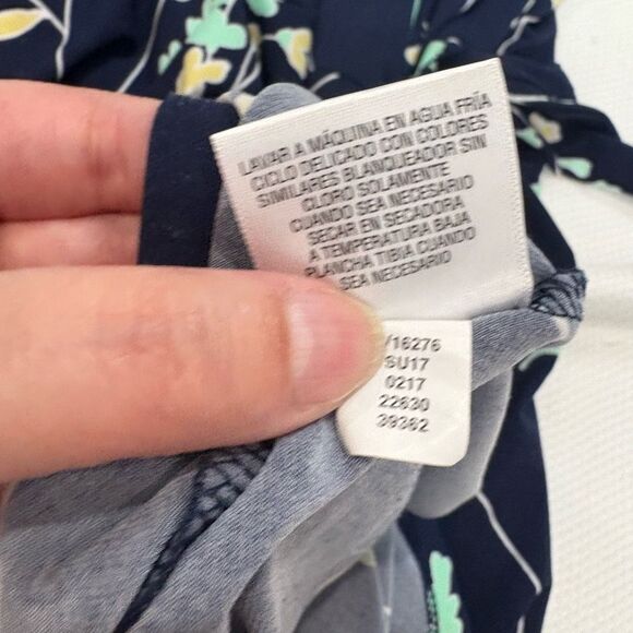 Charter‎ Club Navy Blue Floral Sleeveless Midi Dress 3X - Picture 11 of 11